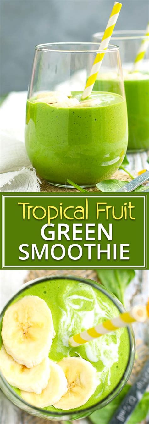 Healthy Smoothies With Spinach Try This Peach Spinach Smoothie Today