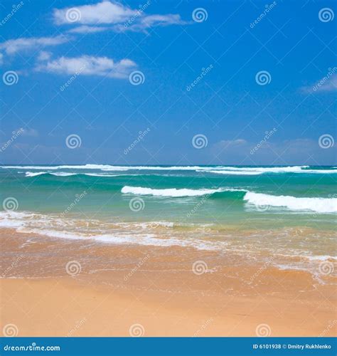 Peaceful Beach Scene Stock Photo Image Of Scenics Serene 6101938