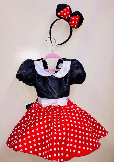 Como Hacer Un Vestido De Minnie Mouse Para Niña Importancia De Niño