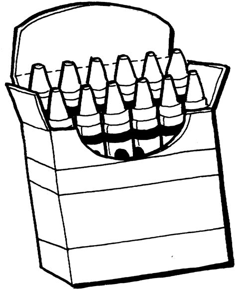 Free Crayons Cliparts Stencil Download Free Crayons Cliparts Stencil