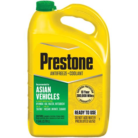 I know ford switched to premium yellow coolant (dy) in mid 2018 buy dang my coolant on the primary system looks green!!!! Prestone Asian Vehicles (Green), Antifreeze+Coolant, 1 Gal ...