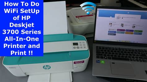 How To Do Wifi Setup Of Hp Deskjet 3700 Series All In One Printer And