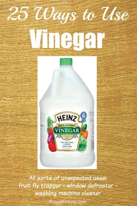 25 Ways To Use Vinegar Use What You Have