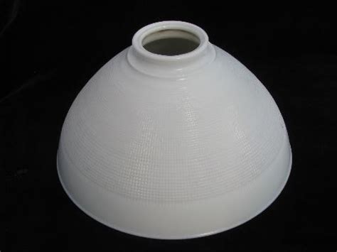 Old White Milk Glass Torchiere Reflector Light Diffuser Lamp Shade