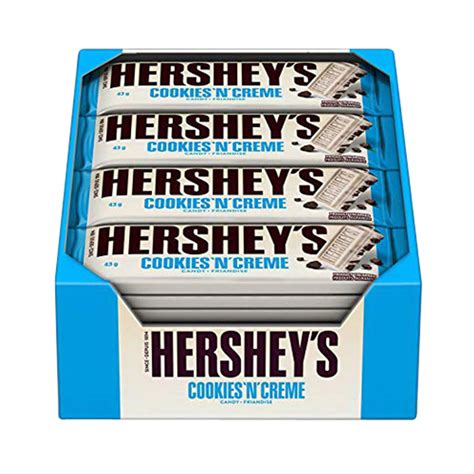 Hersheys Cookies N Creme Candy Bar 155 Oz 36 Pack