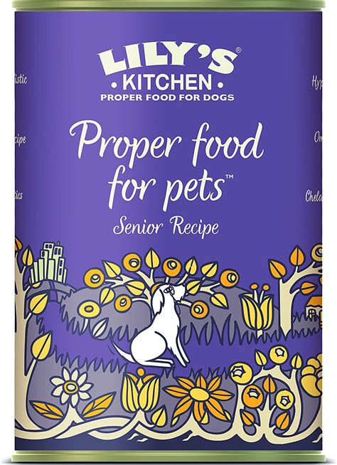 Lilys Kitchen Proper Food For Pets Senior Recipe Wet Food For Dogs 400g