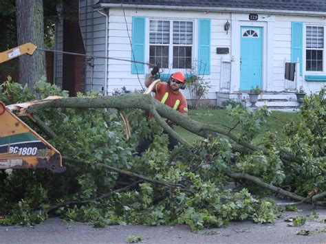 severe storm leaves thousands in sarnia area without electricity the sarnia observer