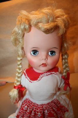 Vtg 19 Eegee Doll Dutch Girl W Sleep Eyes Pig Tails Bows EBay