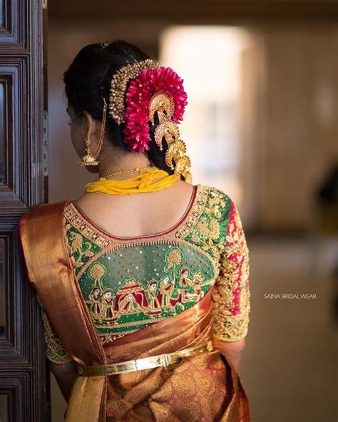 50 Pattu Saree Blouse Designs To Rock Your Desi Bridal Look Pattu