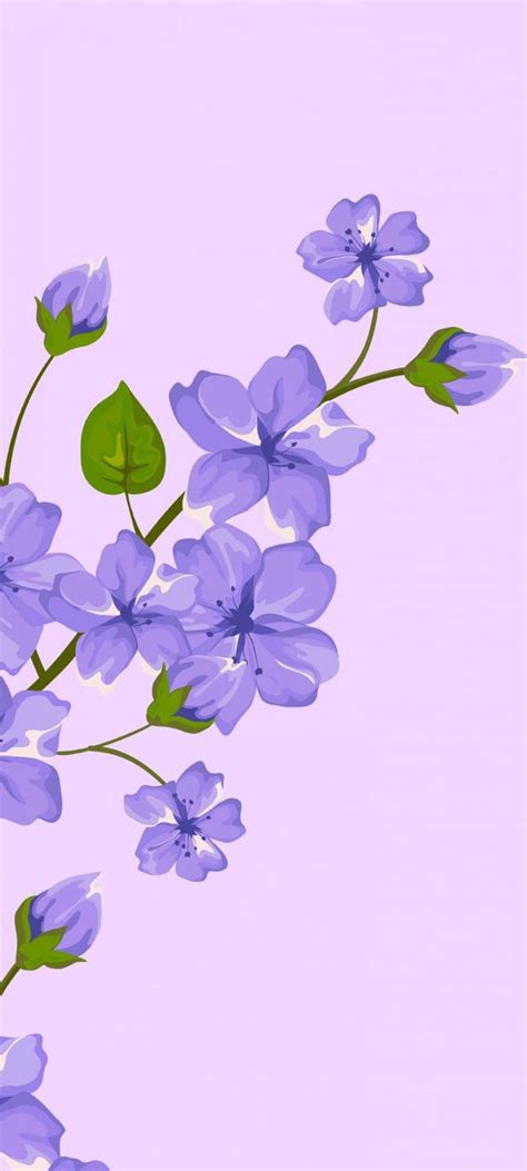 Pin By Gabri On Sfondi Purple Flowers Wallpaper Floral