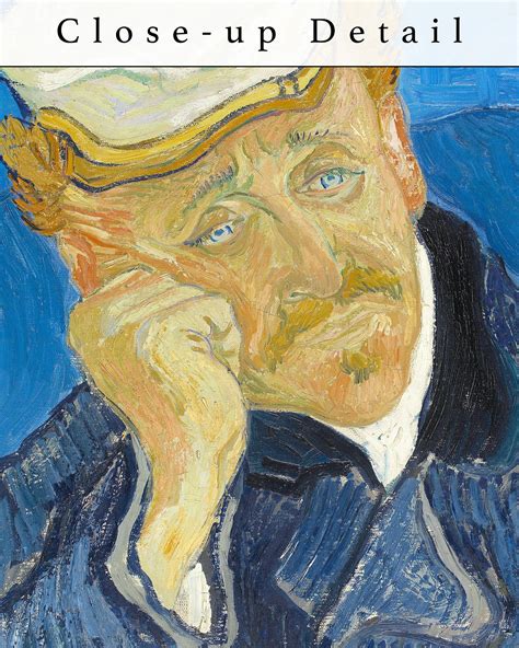 Dr Paul Gachet Print Vincent Van Gogh Poster Antique Wall Art