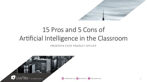 15 Pros And 5 Cons Of Artificial Intelligence In The Classroom
