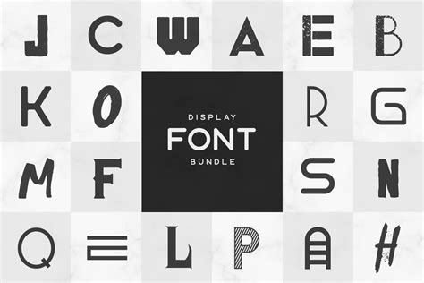 Display Font Bundle 100 Fonts Stunning Display Fonts ~ Creative Market