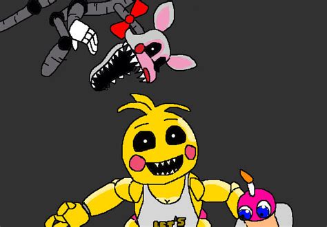Toy Chica And Mangle By Goldenbonnie1987 On Deviantart