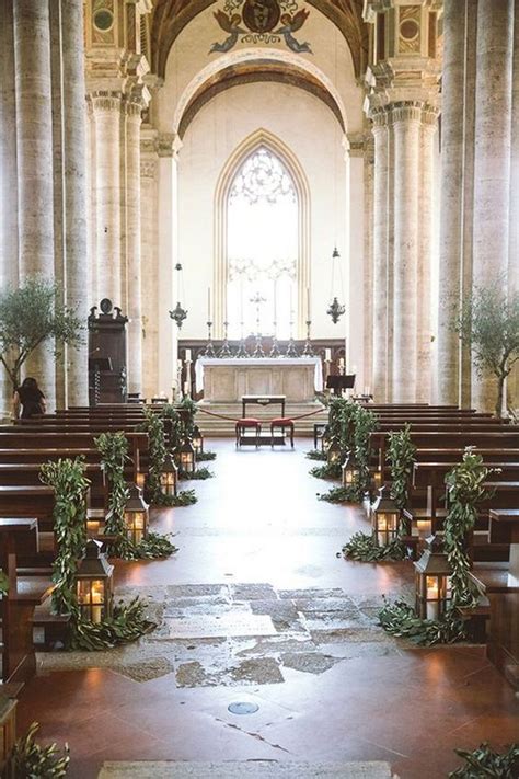 ️ 18 Church Pew Ends Wedding Aisle Decoration Ideas To Love Emma