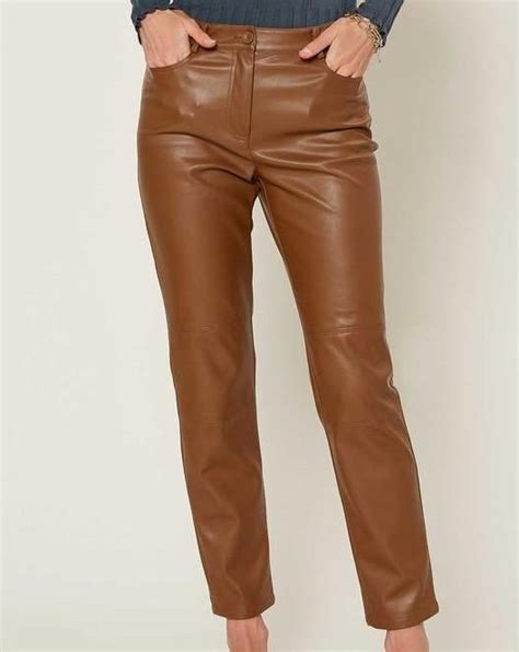 Vegan Leather Pants Leather Pants Leather Pants Outfit Brown