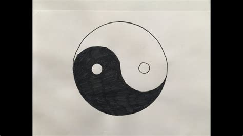 Comment Dessiner Le Yin And Yang How To Draw The Yin And Yang Youtube