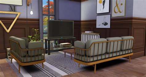 West Elm Livingroom Index Sims 4 Cc Furniture Sims 4 Sims 4 City