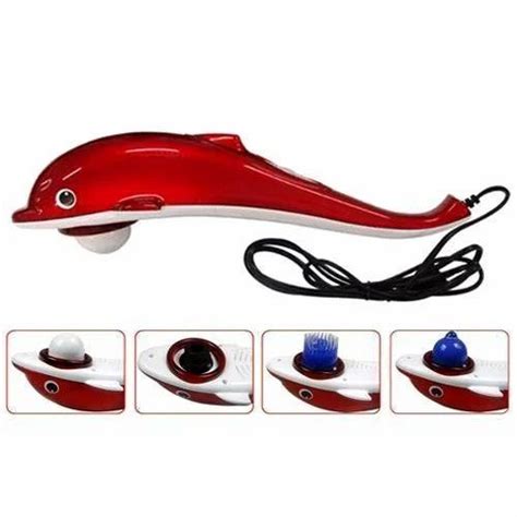 Red Plastic Dolphin Body Massager For Massage For Body Relaxation At Rs 800peice In Greater Noida