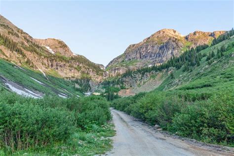 Road In Colorado Wilderness In Summer Stock Image Image Of Scenics