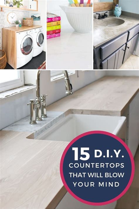 12 Diy Countertops That Will Blow Your Mind In