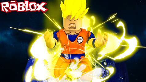 Goku Going Super Saiyn In Roblox Roblox Dragon Ball Z Youtube