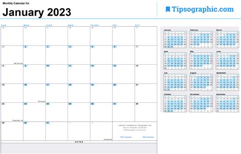 Free Download Download The 2023 Monthly Calendar