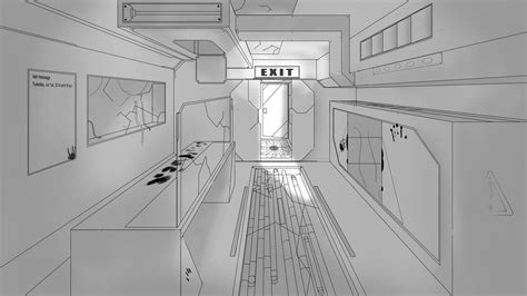1 Point Perspective Assignment By Mentalstable On Deviantart
