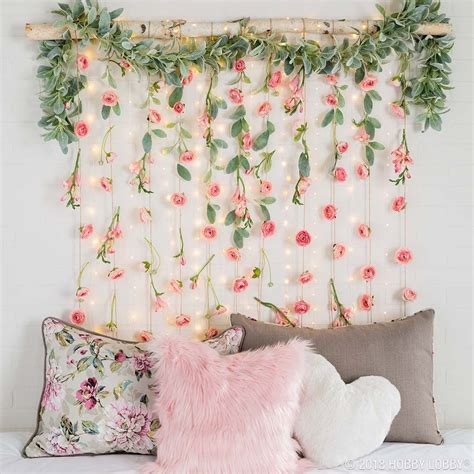 Create A Whimsical Wall Hanging With Faux Florals For