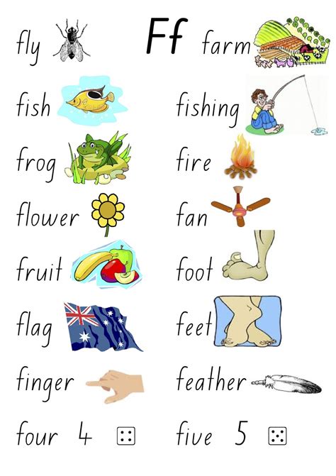 Words That Start With F List Of 230 F Words In English