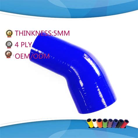 51 To 57mm 45 Degree Elbow Silicone Hose Reducer Tube Elbow Elbow Silicone Hose Silicone Hose