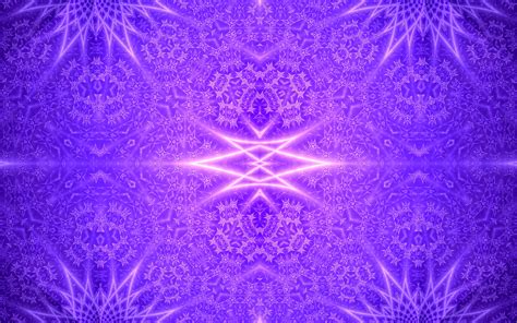 Download Wallpaper 3840x2400 Fractal Lines Glow Abstraction Purple