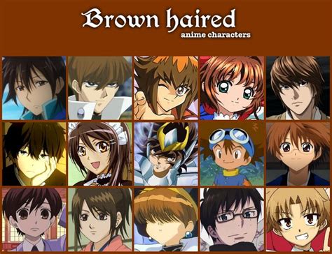 Brown Haired Anime Characters By Jonatan7 On Deviantart Anime