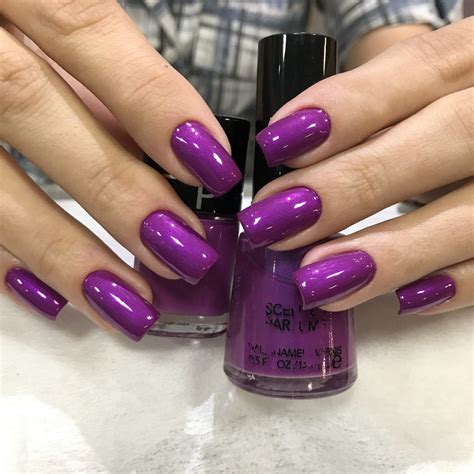 Unhas De Gel Nail Designs Purple Nails Dark Fall Step Decoration Trend