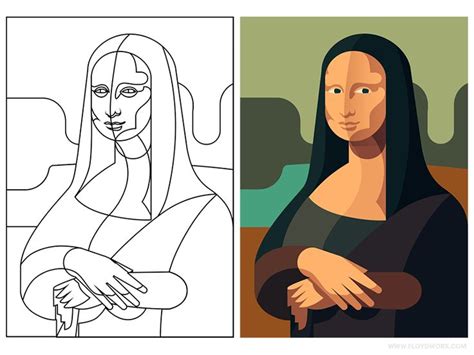Learn How To Draw Mona Lisa Famous Paintings Step By Step Mona Lisa Drawing Mona Lisa Kulturaupice