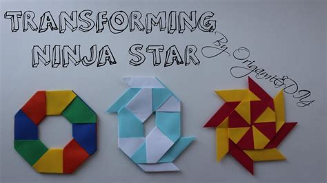 Origami Transforming Ninja Star Easy And Fast Tutorial For Beginners
