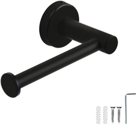 Matte Black Toilet Paper Holder Sus304 Stainless Steel Lvyouif Modern