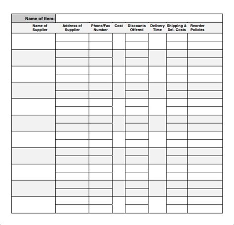 Free 9 Asset Inventory Templates In Ms Word Pdf