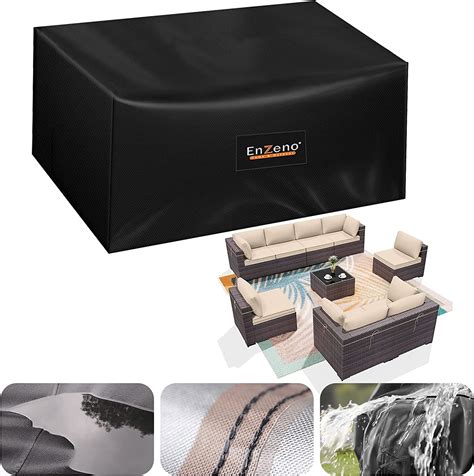 Enzeno Cube Garden Furniture Covers Waterproof For Outdoor Patio