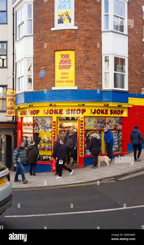 The Famous Joke Shop In Eastborough Scarborough Stock Photo Alamy