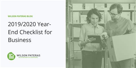 201920 Year End Checklist For Business