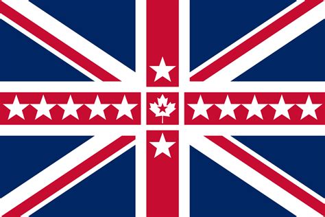the british empire flag redesign including the 13 colonies stars vexillology