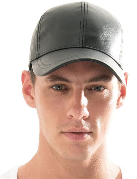 Buy Solid Black Plain Leather Baseball Cap Online ₹399 From Shopclues