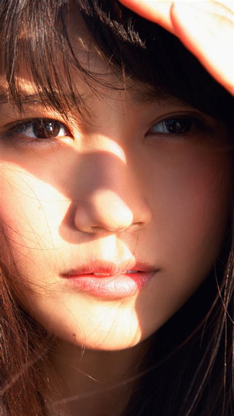 Hh55 Arimura Kasumi Cute Japan Girl Face Summer Wallpaper