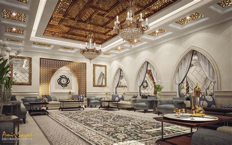 Men Majles Saudi Arabia On Behance Hotel Interior Design Luxury