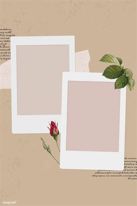 Background Instagram Frame Template Photo Collage Tem