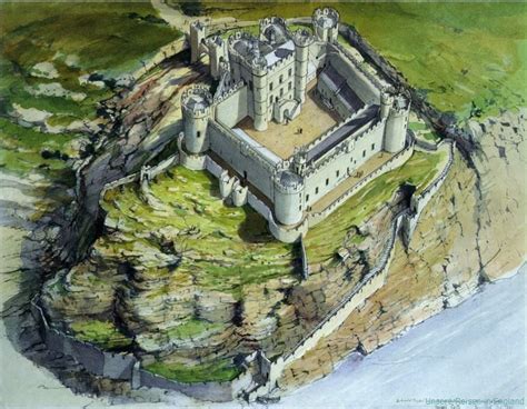 Castle Art Fantasy Castle Castle Rock Medieval Life Medieval Castle