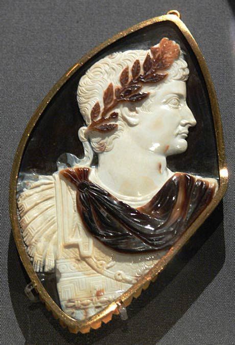 Remains Of A Cameo Carved From Sardonyx Of The Roman Emperor Tiberius