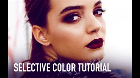 Using Selective Color In Photoshop Tutorial Youtube