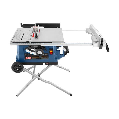 10 In Table Saw With Wheeled Stand Ryobi Tools